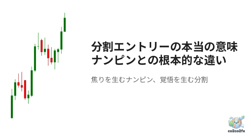 分割エントリーの本当の意味:ナンピンとの根本的な違い アイキャッチ画像